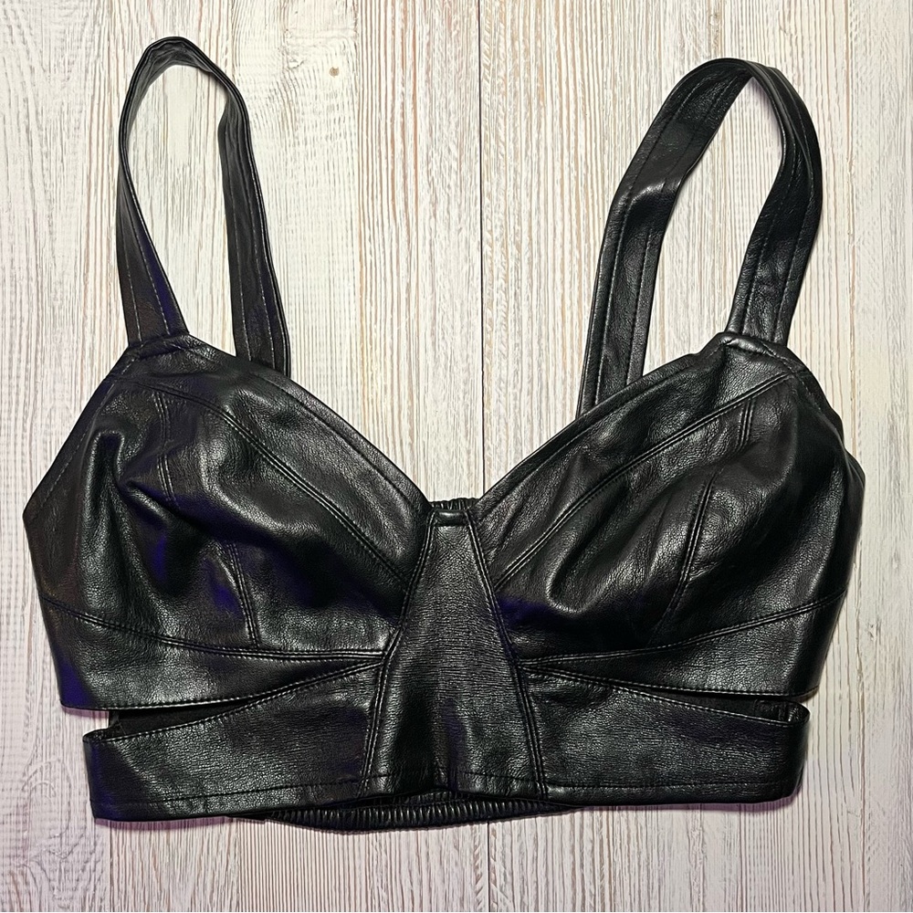 Forever 21 Black Textured Top